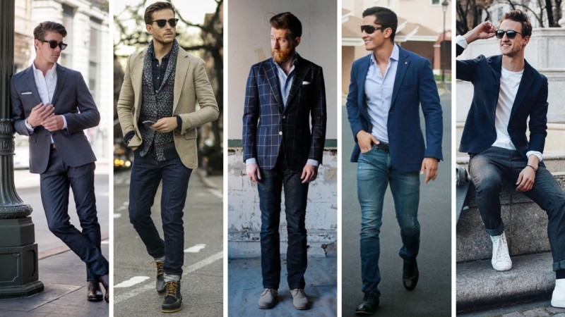 Quần skinny nam cùng áo blazer vừa lịch lãm, vừa nam tính.